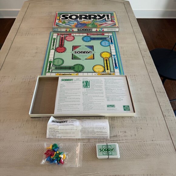 Vintage Parker Brothers 1992 Sorry Slide Pursuit Game - Picture 2 of 11